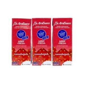 Bi-Oralsuero fresa 3udsx200ml